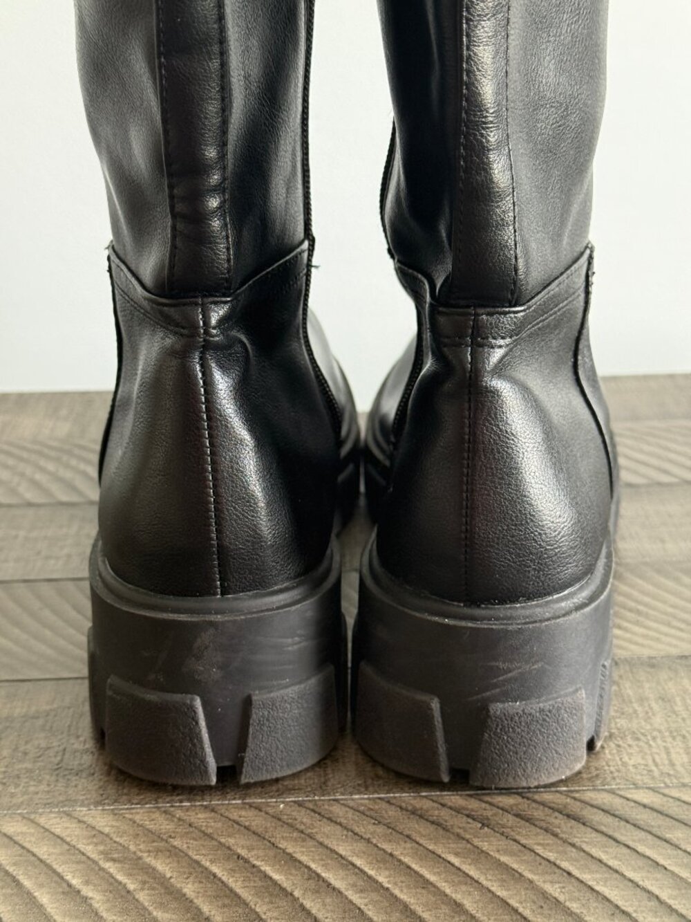 Sincerely Jules Black Chelsea Knee-High Boots Size 8.5 EUC - Picture 6 of 12